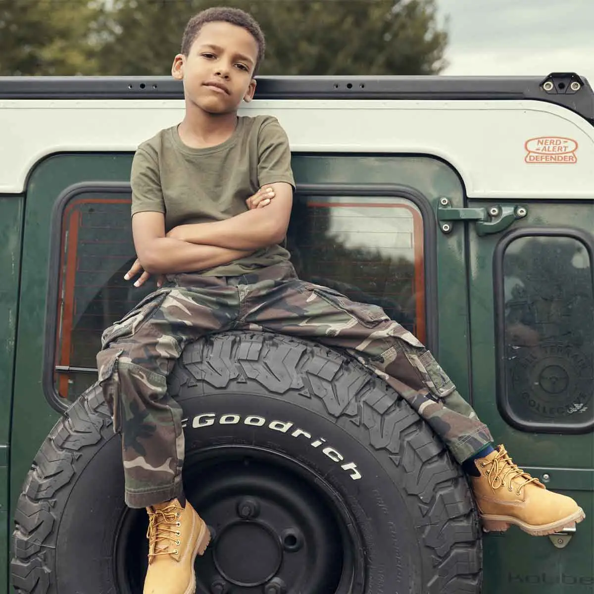 Kids Pure Trouser woodland