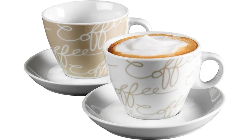 Ritzenhoff & Breker Cappuccinotassen Set Cornello creme