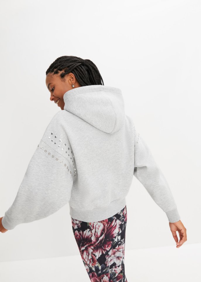 Oversize Sweatshirt mit Nieten