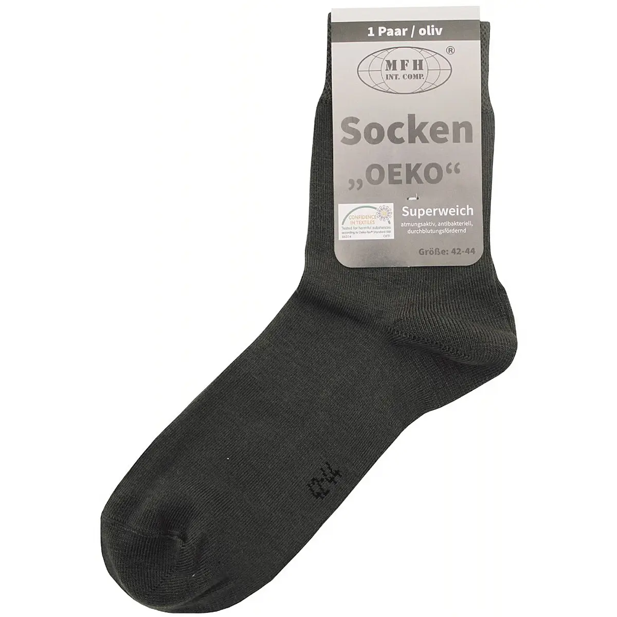 Socken Oeko oliv