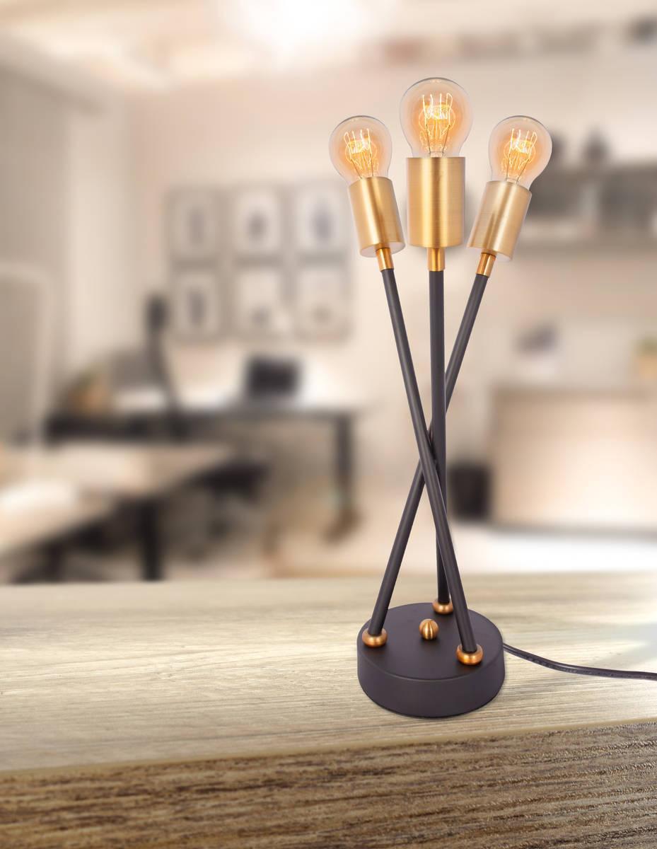 Kayoom Tischlampe Cantus 610 Schwarz