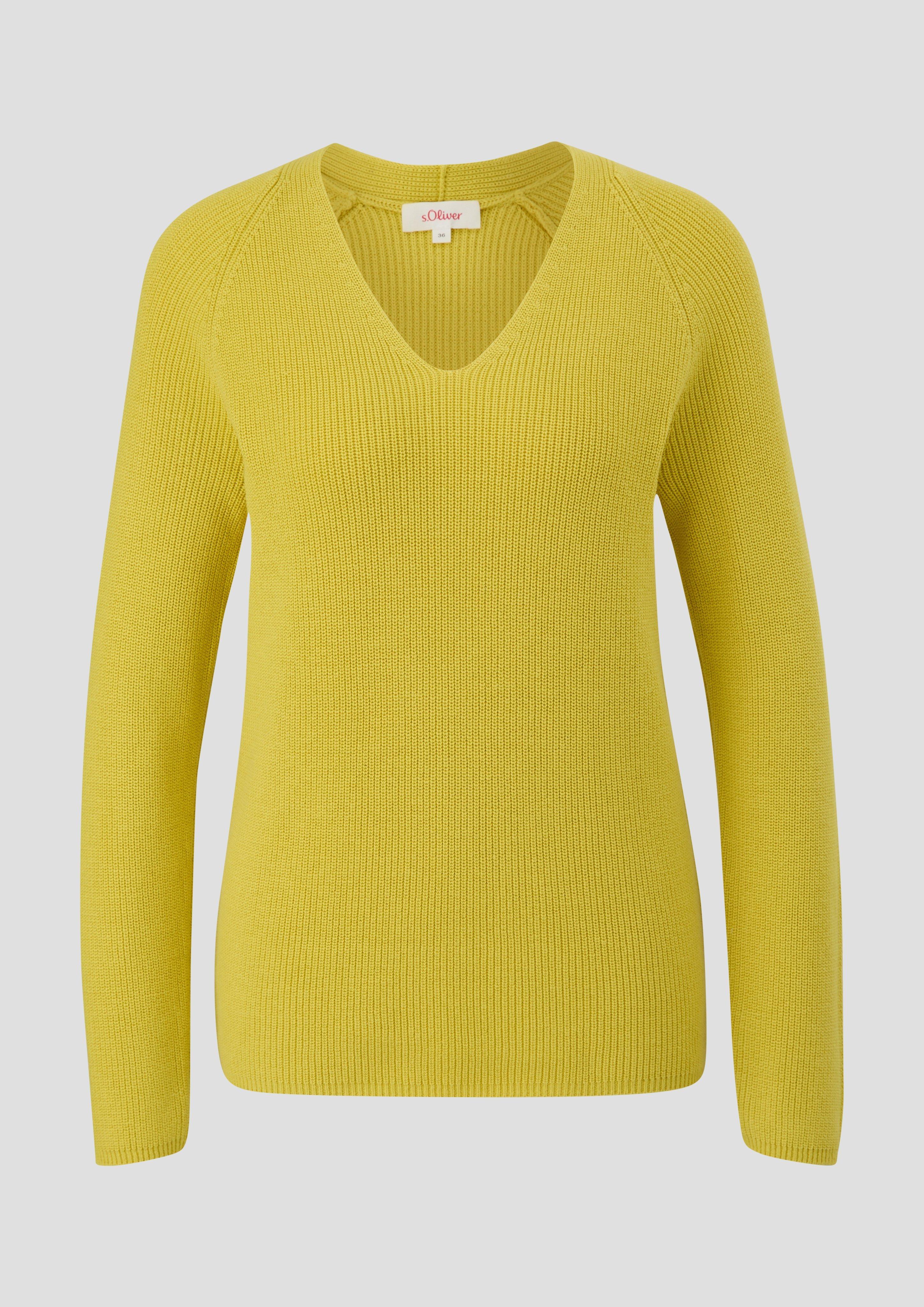 Strickpullover mit Rippelementen  2138226-1494