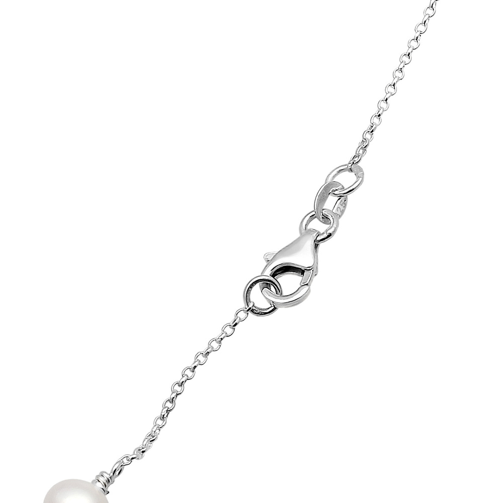 Elli Elli Collier Femmes Boules Filigrane avec Perles d'eau douce en Argent Sterling 9 collier