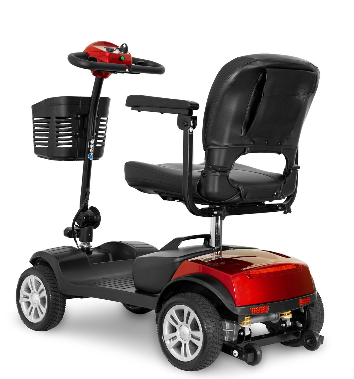 Econelo Elektrovierrad Seniorenmobil Roller 6 km/h LIBERTY Rot