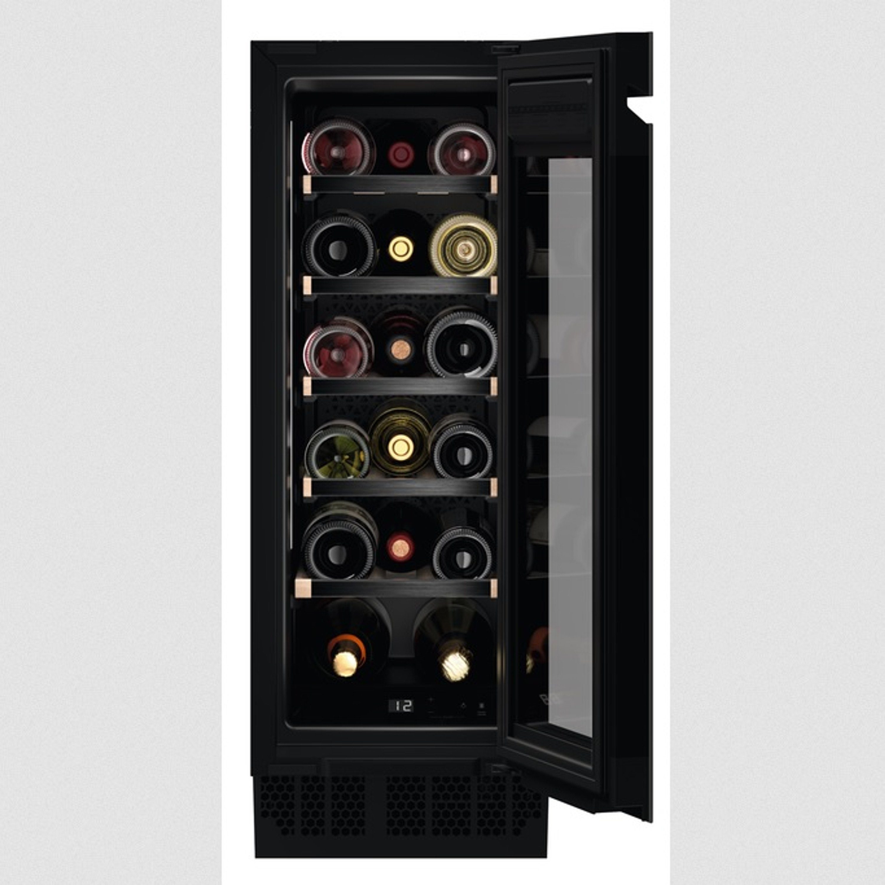 AEG Einbauweinkühlschrank AWUS018B7B, für 18 Standardflaschen á 0,75l,Single-Zone Pro,Cellar Pro 5,Seitliche LED-Beleuchtung