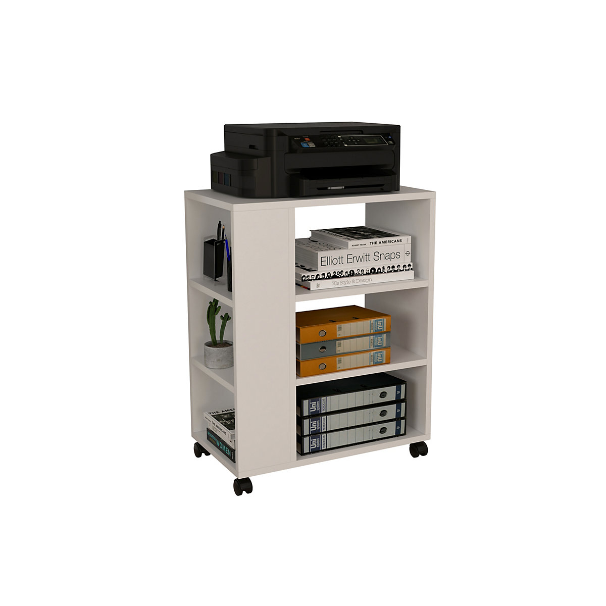 Rollcontainer Beistellcontainer Bürocontainer Rollen Druckerschrank Rollen Tilus