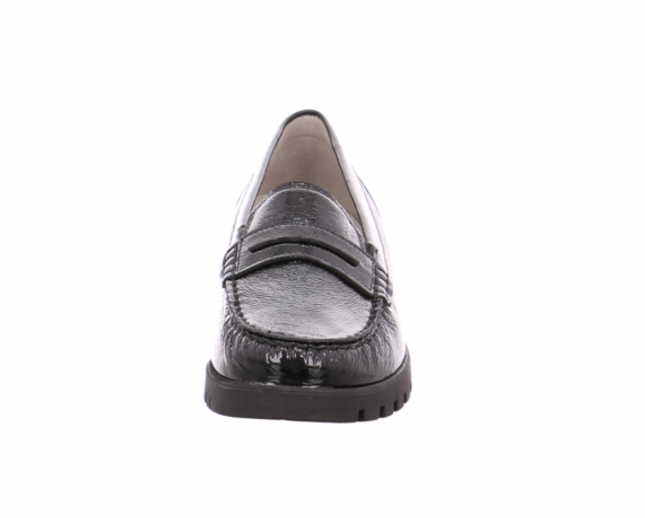 WALDLÄUFER Komfort Slipper schwarz 549002