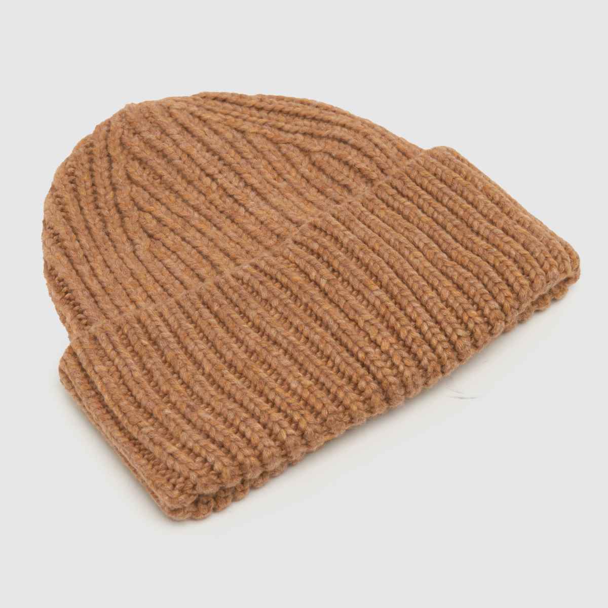 UGG kamelfärgad grov ribbad mössa