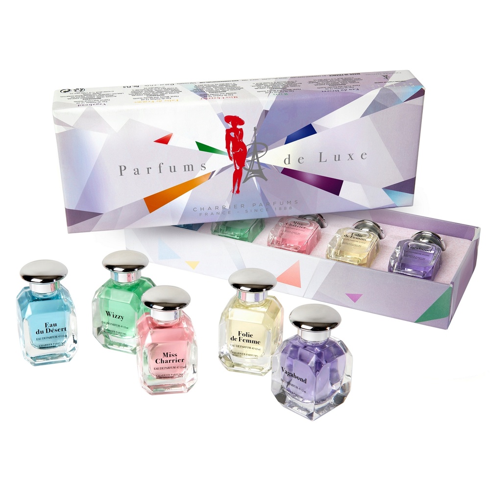 Charrier COFFRET PARFUMS DE LUXE Coffret de 5 miniatures d'Eaux de Parfum