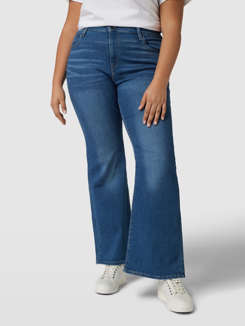 PLUS SIZE Jeans mit Label-Patch in jeans
