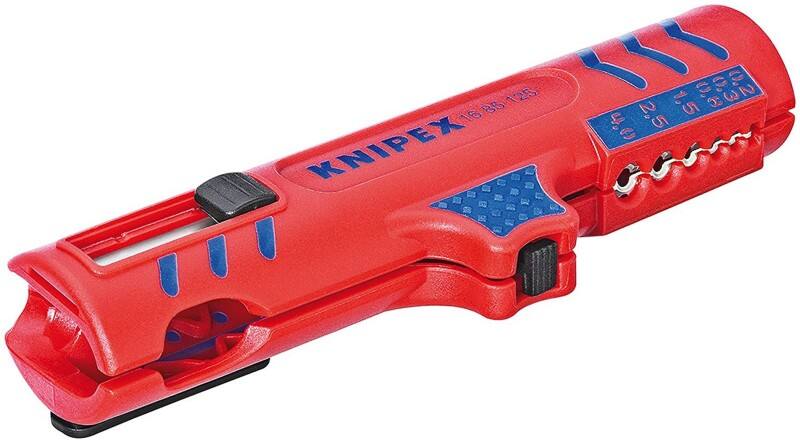 Knipex Abisolierzange 16 85 125 SB Kunststoff Glasfaserverstärkt Rot