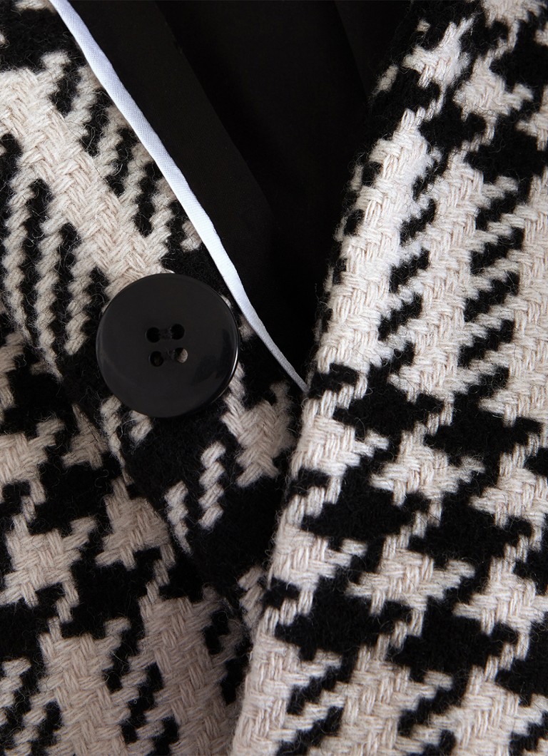 Phase Eight Cassie coat in wool blend with checked design