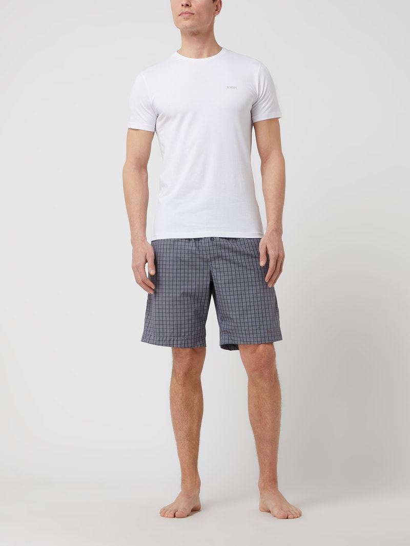 Pyjama-Hose aus Baumwolle in marineblau