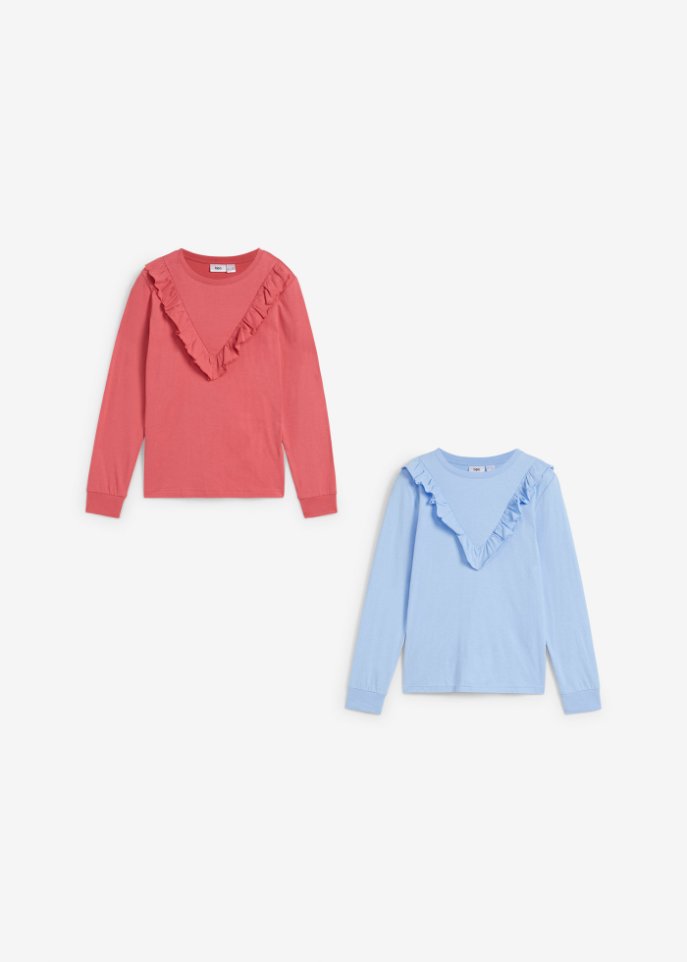 Langarmshirt (2er Pack)