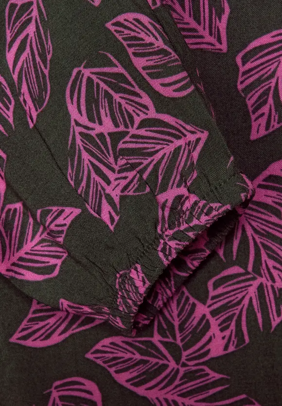CECIL Bluse mit Blätter Print