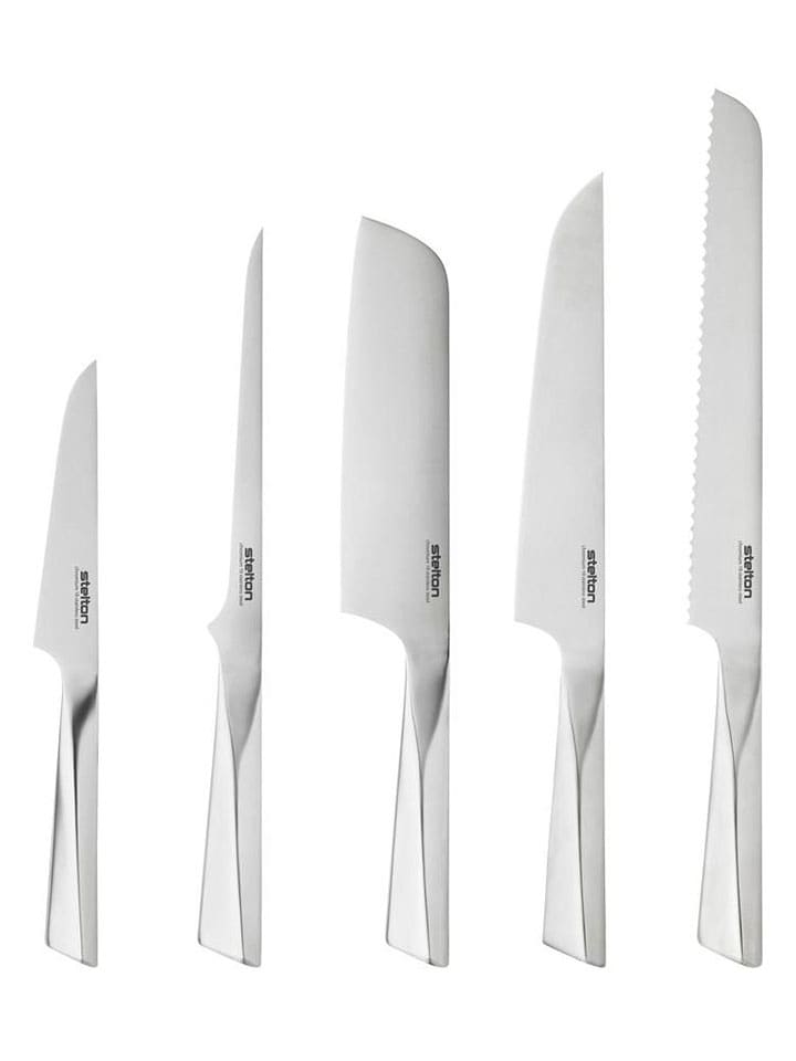Stelton Brotmesser ''Trigono'' in Silber - (L)38,5 cm günstig kaufen onesize
