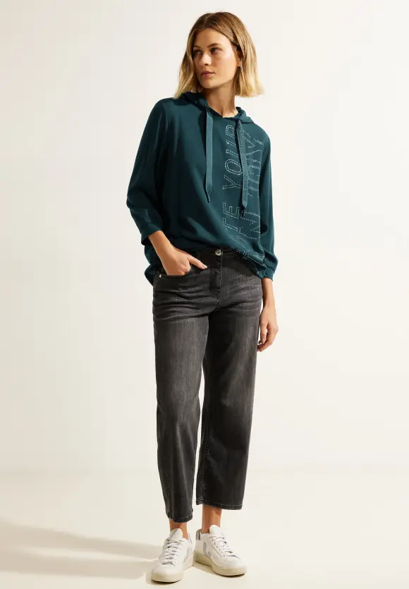 CECIL Hoodie Bluse mit Kapuze