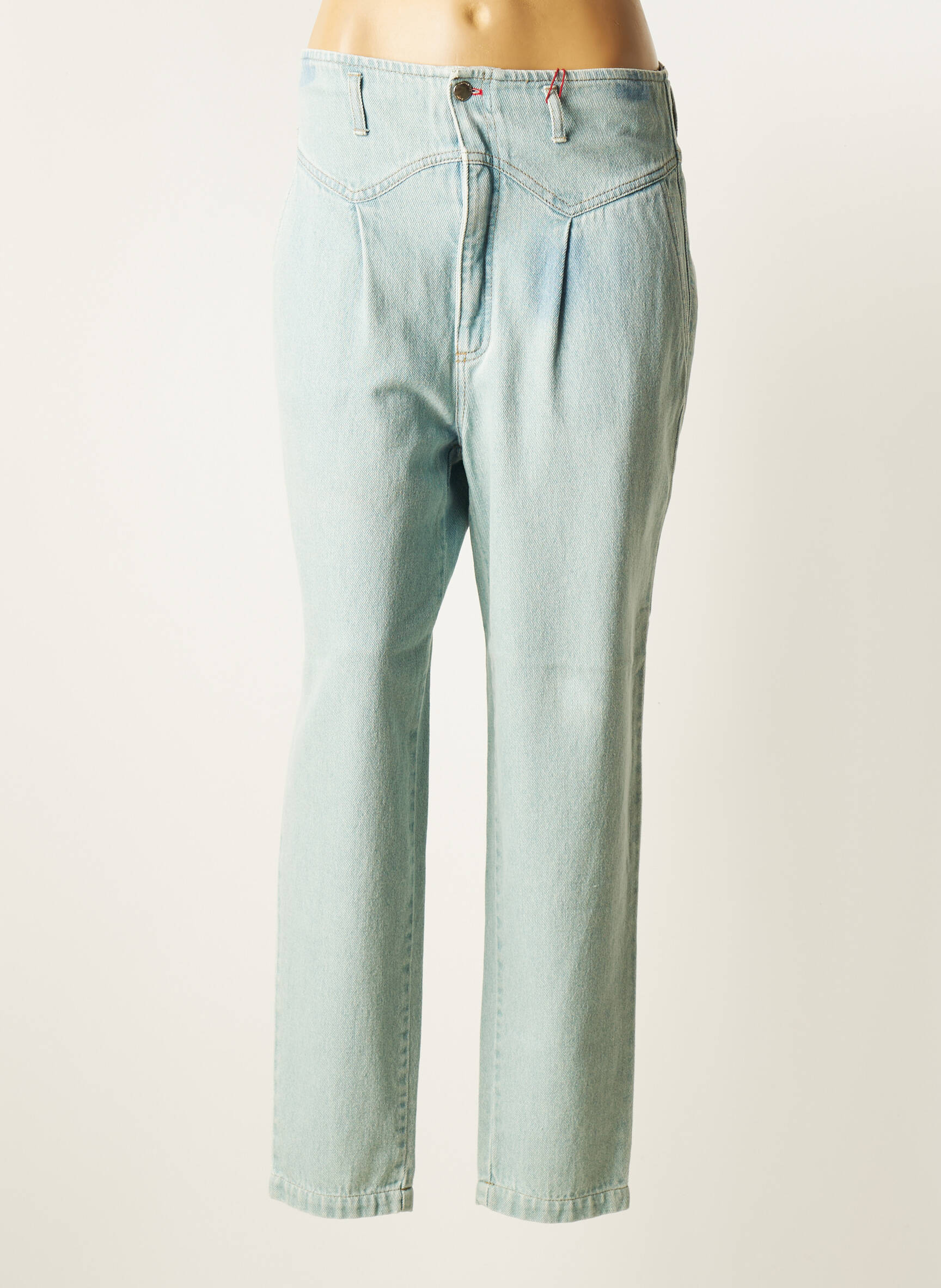 Temperatura Jeans Coupe Droite Femme couleur bleu