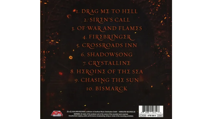 Of War And Flames (Digipak)