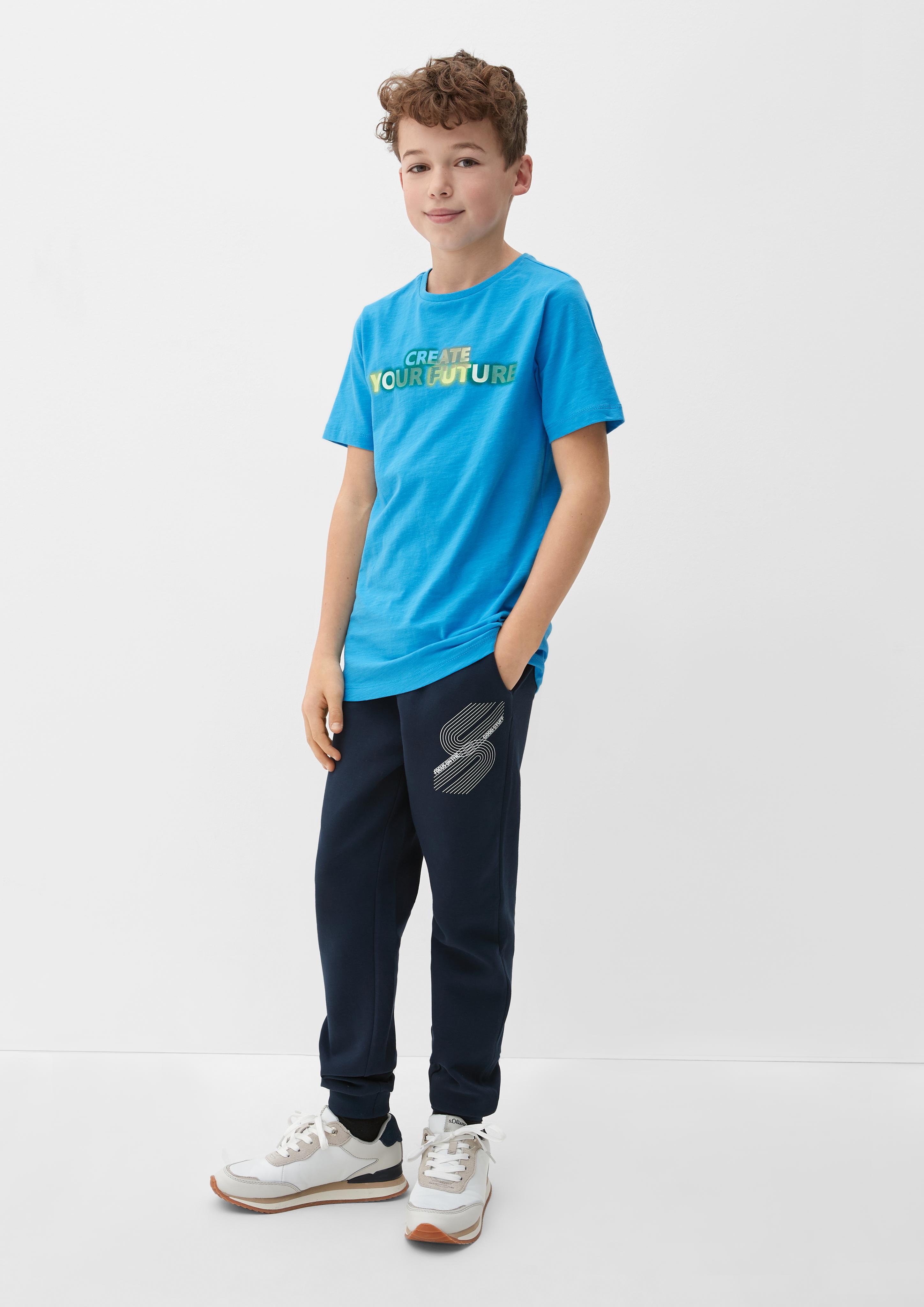 T-Shirt mit Statement-Print  2128283-6431