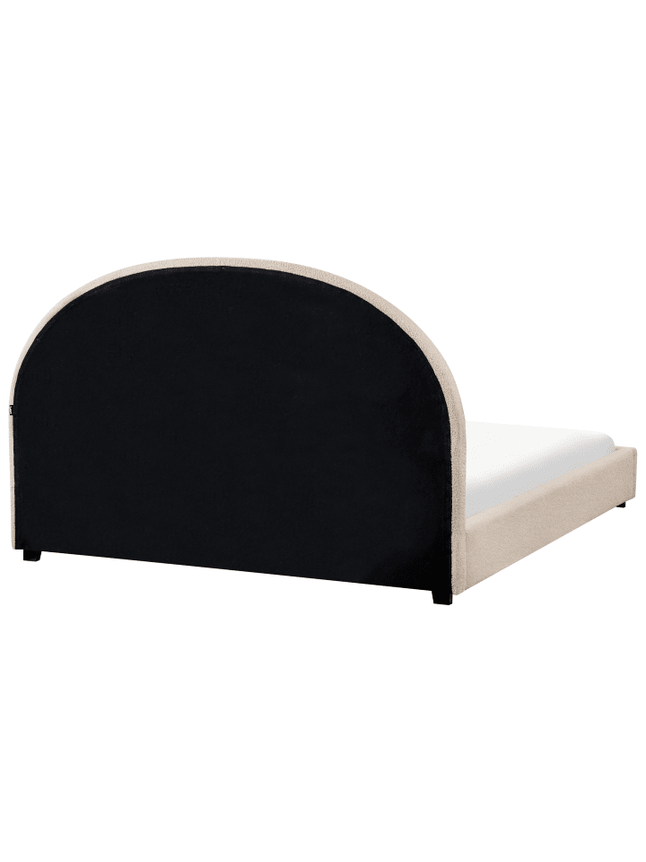 Beliani Doppelbett VAUCLUSE in Beige - (W) 174 x (H) 112 x (L) 214 cm günstig kaufen onesize