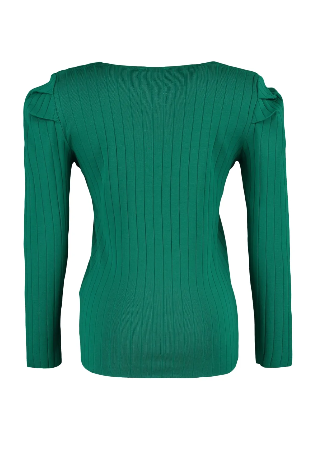 Trendyol Curve  Grüne Strickbluse TBBAW23AF00018