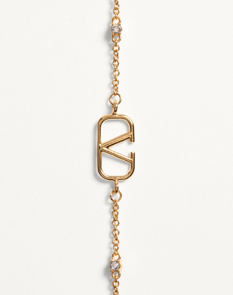 Pulseira exclusiva VLogo em metal e cristais Swarovski®
