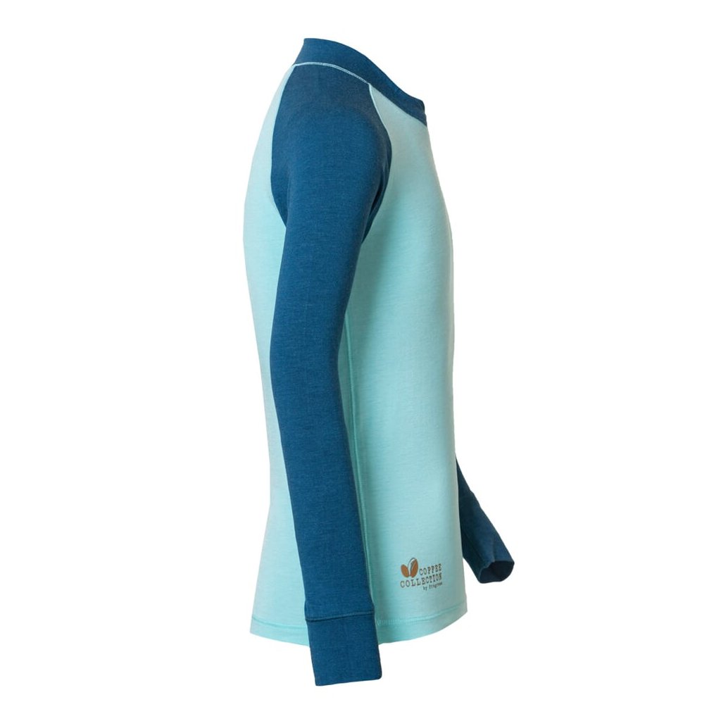 Progress CC NDRD Kinder Langarm-Thermoshirt Petrol/Mint
