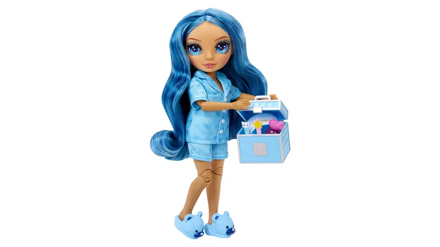 Junior High PJ Party Modepuppe - Skyler (Blue)