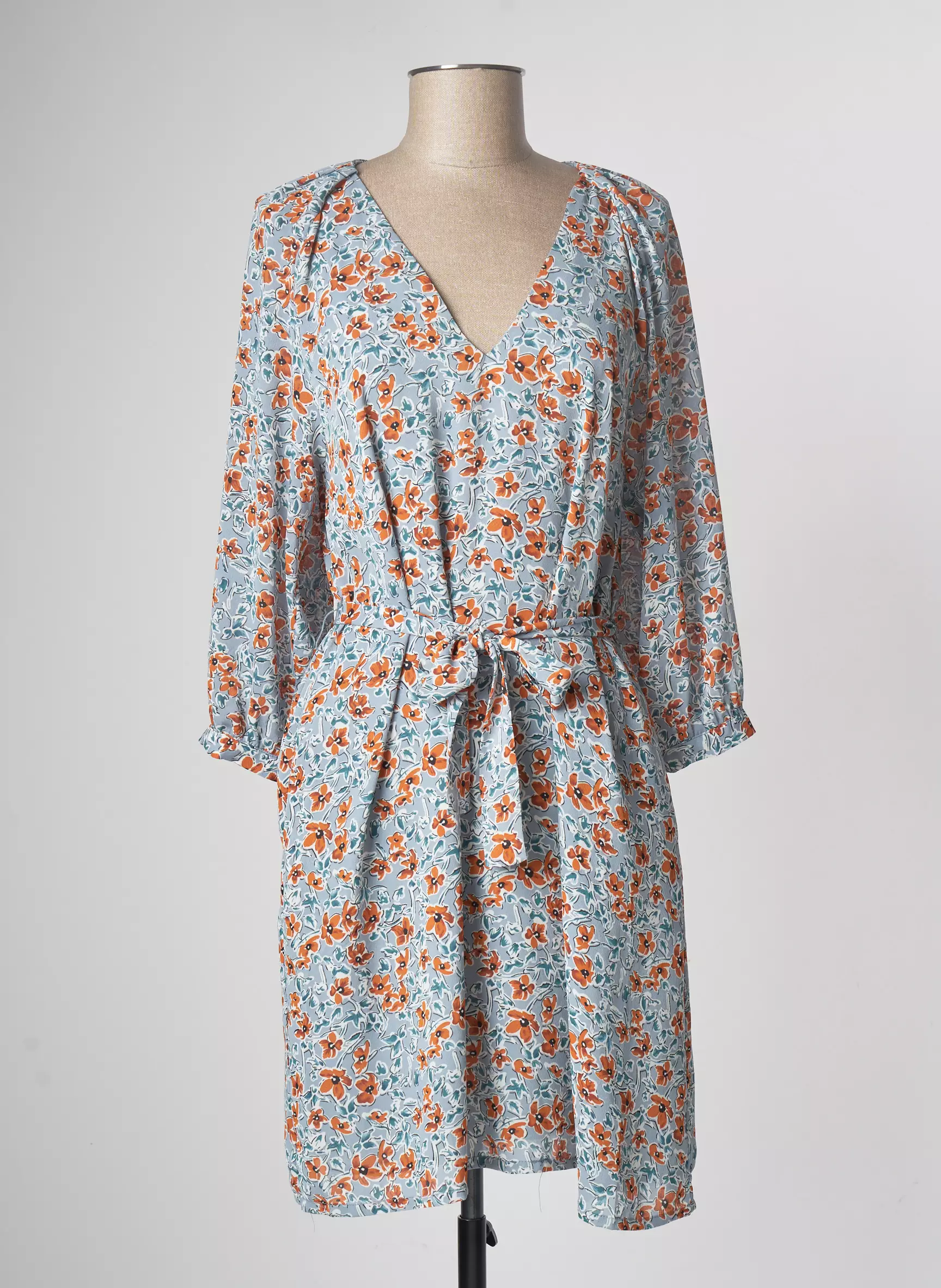 See U Soon Robes Mi Longues Femme couleur bleu
