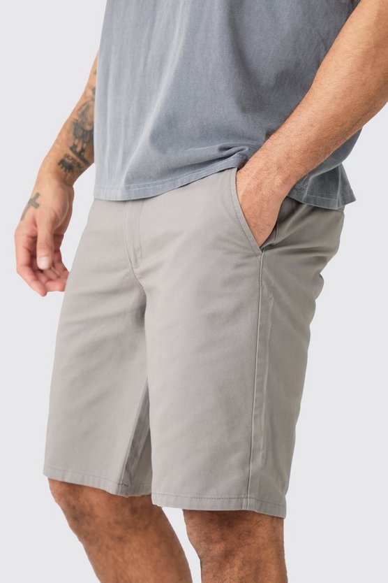 Graue lockere Shorts
