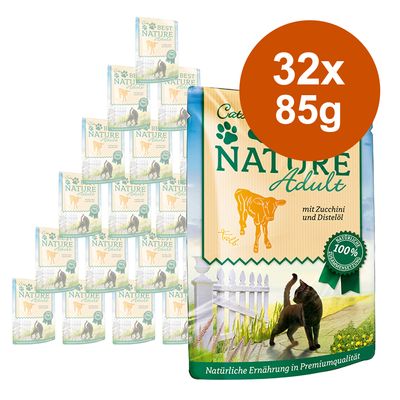 Sparpaket Best Nature Cat Adult 32 x 85 g