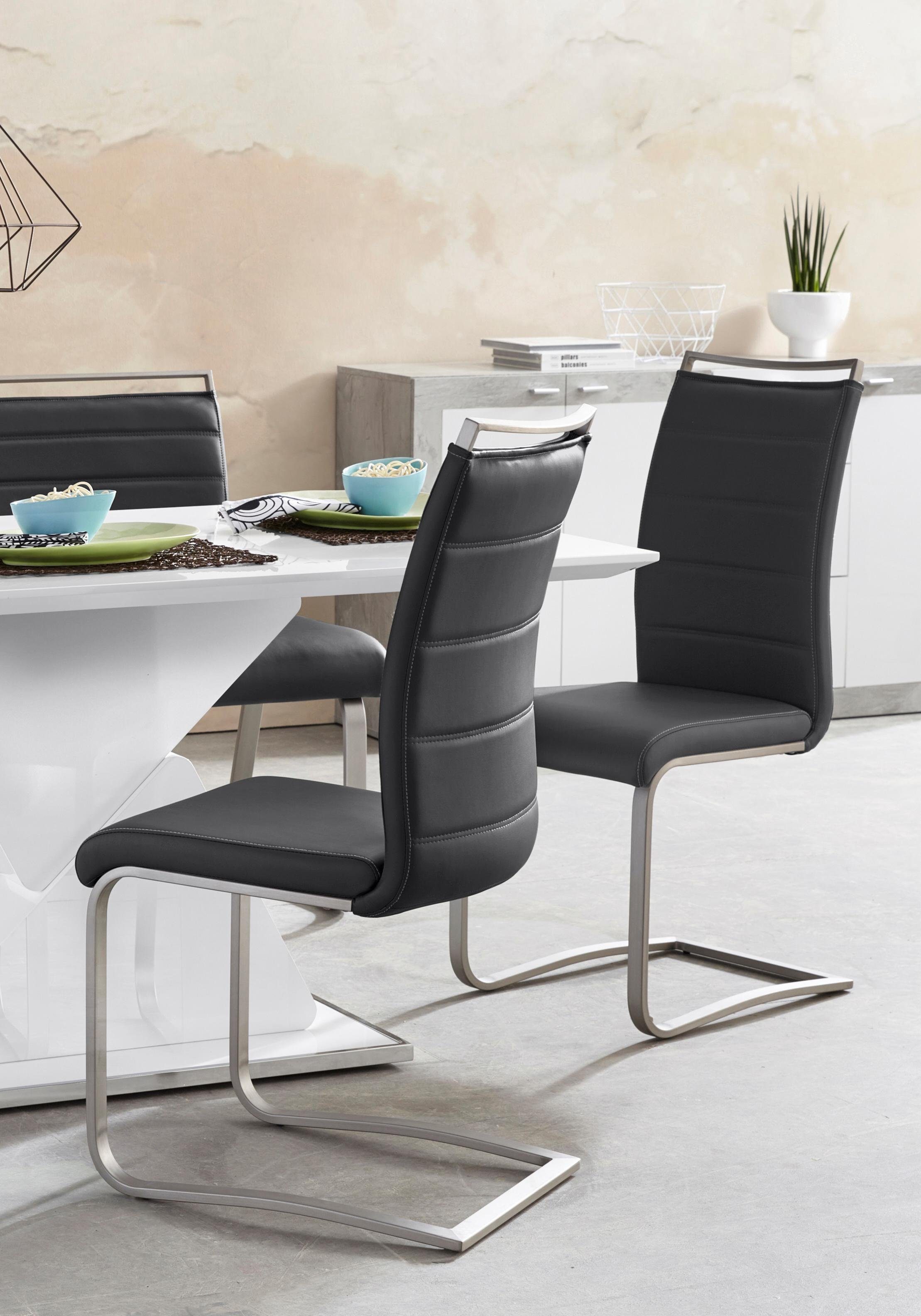 MCA furniture Freischwinger Pescara (Set, 2 St), Stuhl belastbar bis 120 Kg