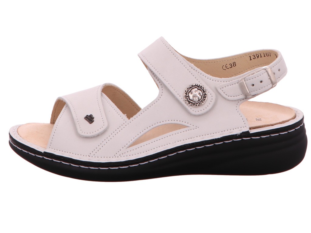 FINN COMFORT Komfort Sandalen weiss BARBUDA