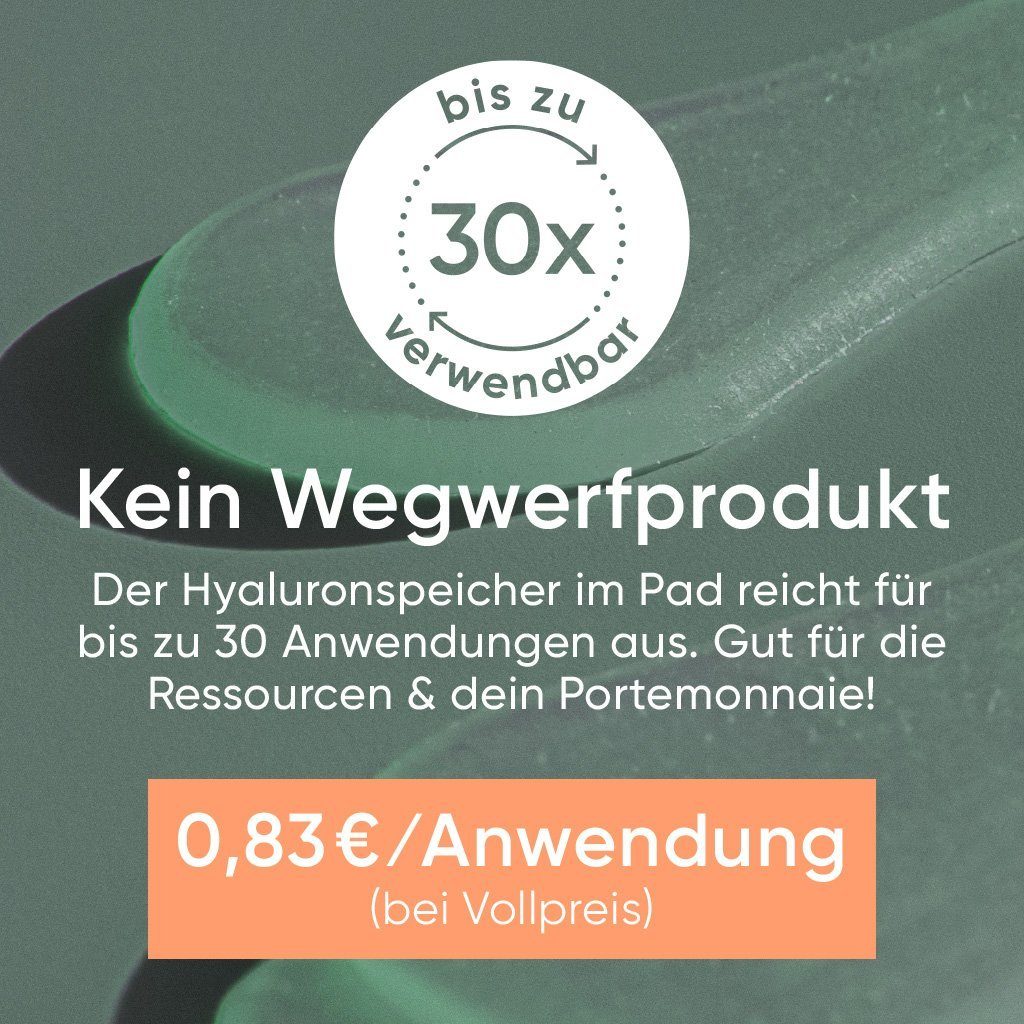 APRICOT Beauty Gesichtsmaske APRICOT Mund Pads au Silikon mit Hyaluron gegen Oberlippen Falten, Wiederverwendbar