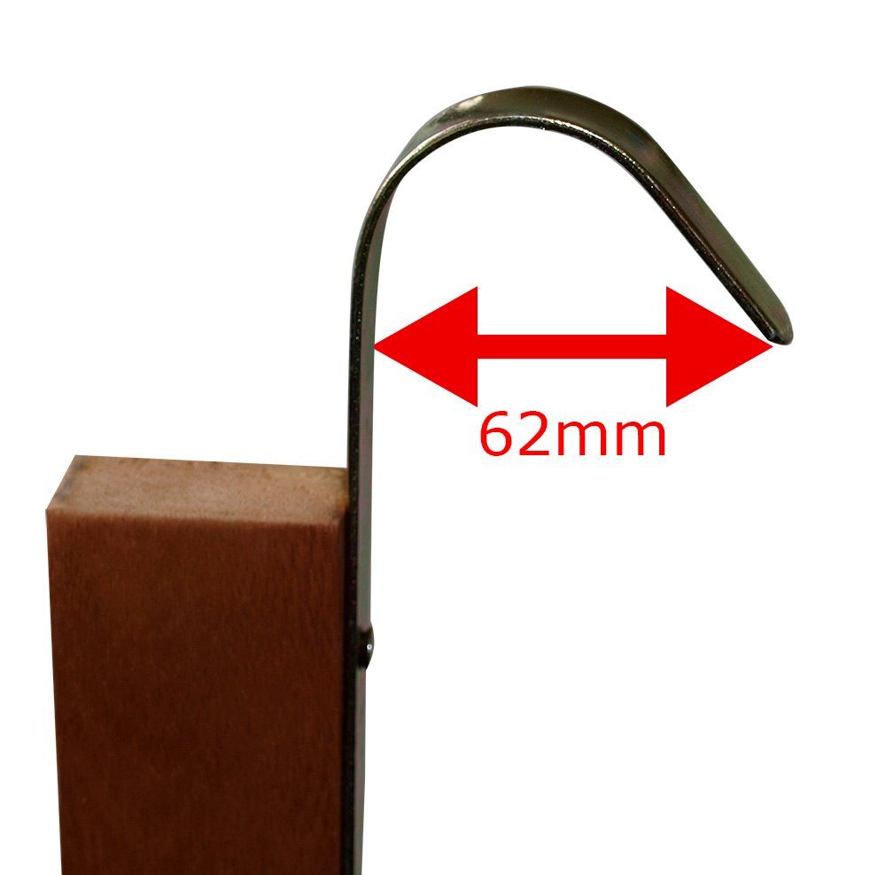 DEGAMO Balkonhängetisch (1-St), 60x40cm, Akazienholz geölt