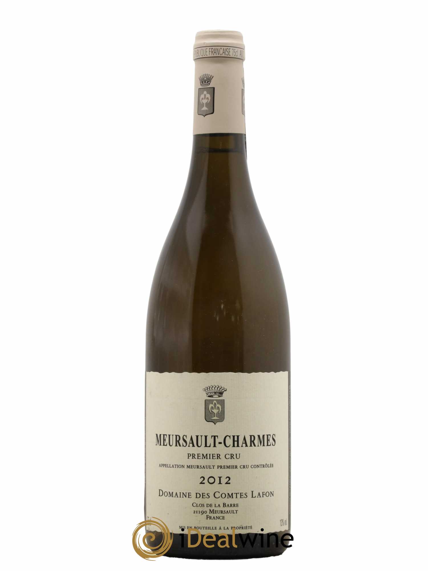 Meursault 1er Cru Charmes Comtes Lafon (Domaine des)  2012 - Lot de 1 Bouteille