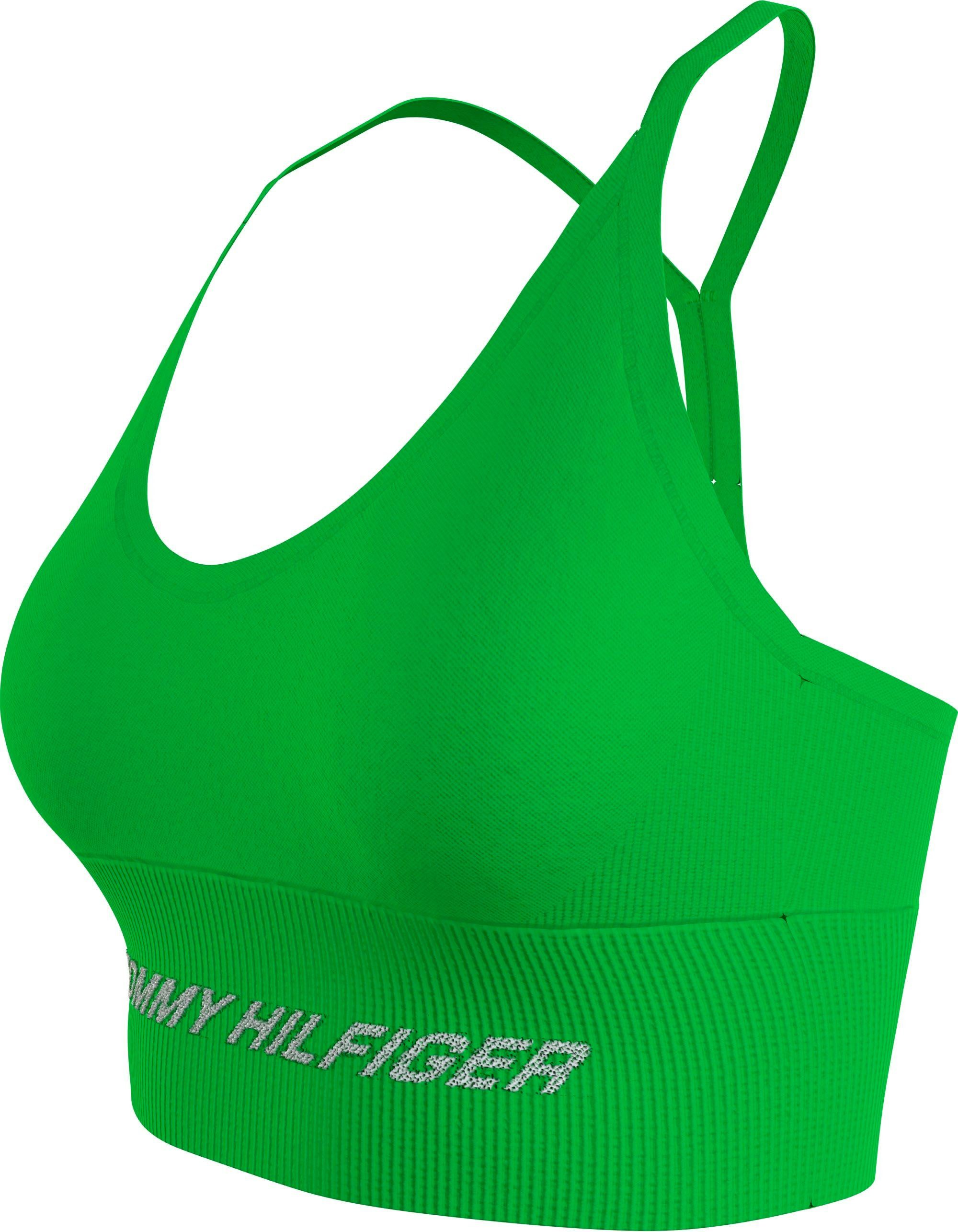 Tommy Hilfiger Sport Sport-Bustier ESSENTIALS LOW INT SEAMLESS BRA mit Trägern für leichten Halt