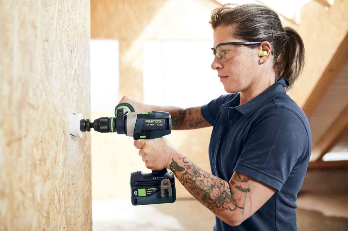 Festool 575601 TDC 18/4 I-Basic QUADRIVE accuboormachine