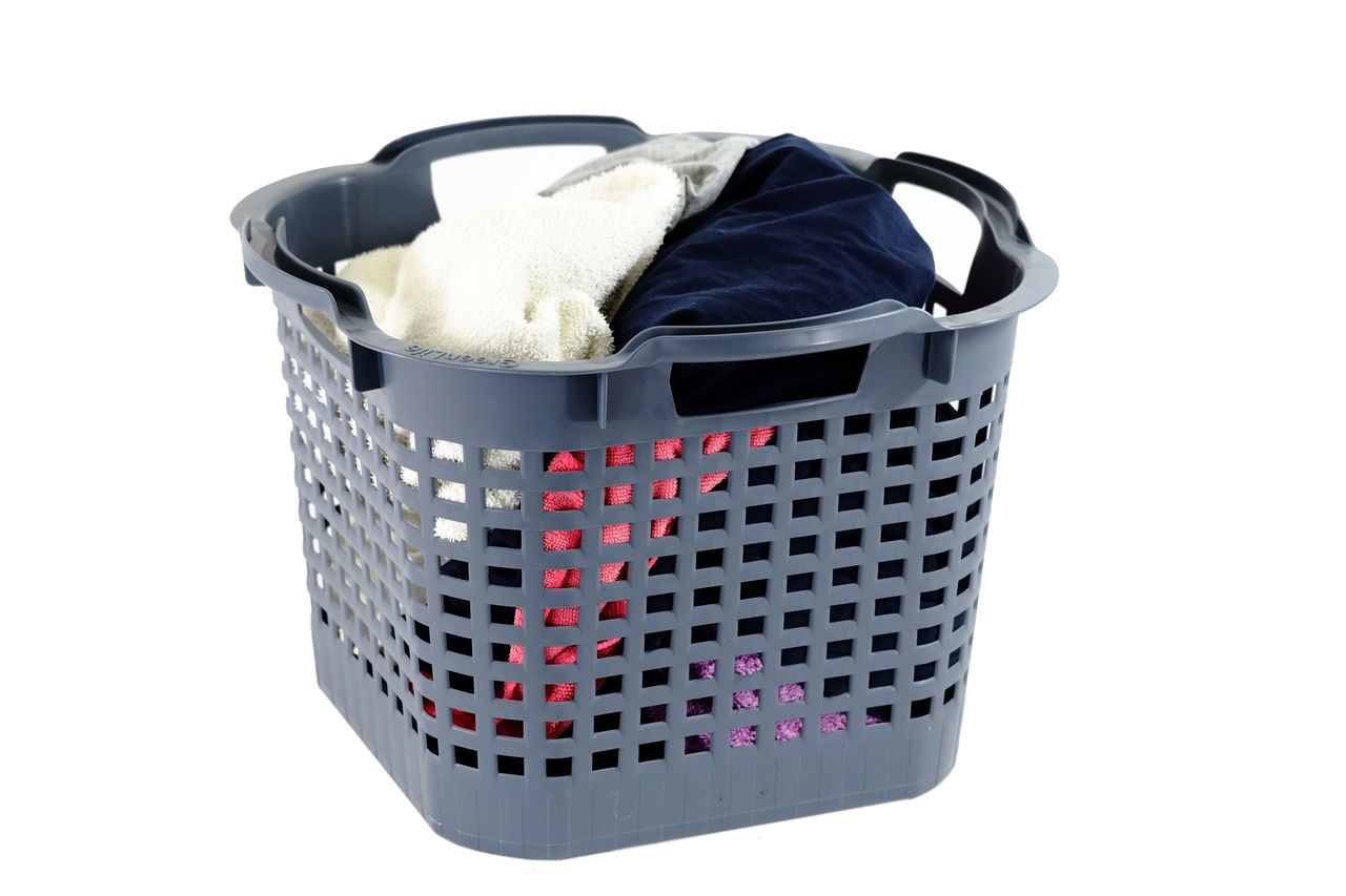 GreenLife Uni-Korb 25 kg, 3 Stück, drehstapelbar, grau