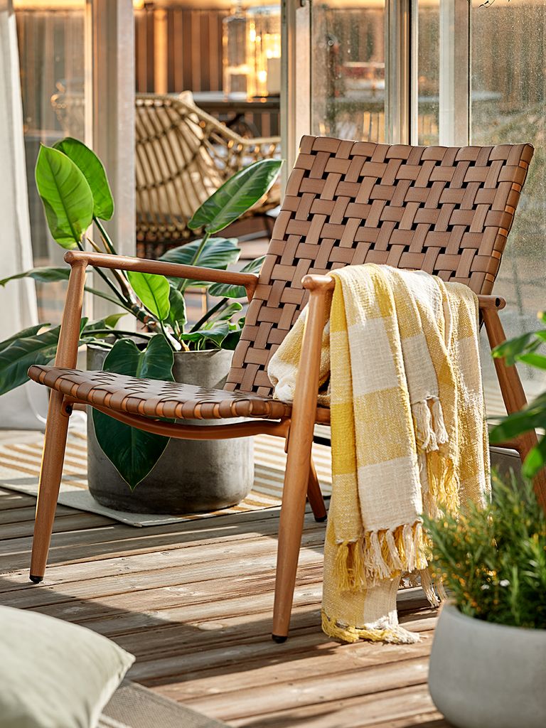 Fauteuil lounge EDDERUP EDDERUP naturel