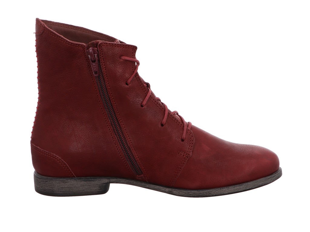 THINK Schnür-Stiefeletten rot Agrat BAROLO