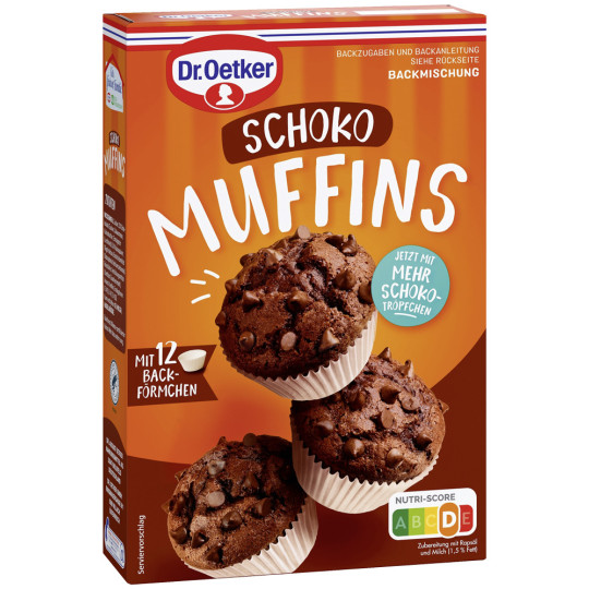 Dr. Oetker Schoko Muffins 345G