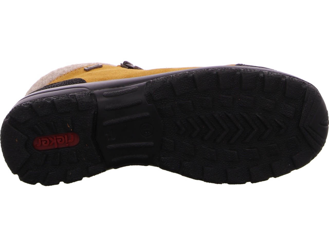 RIEKER Schnür-Stiefeletten gelb
