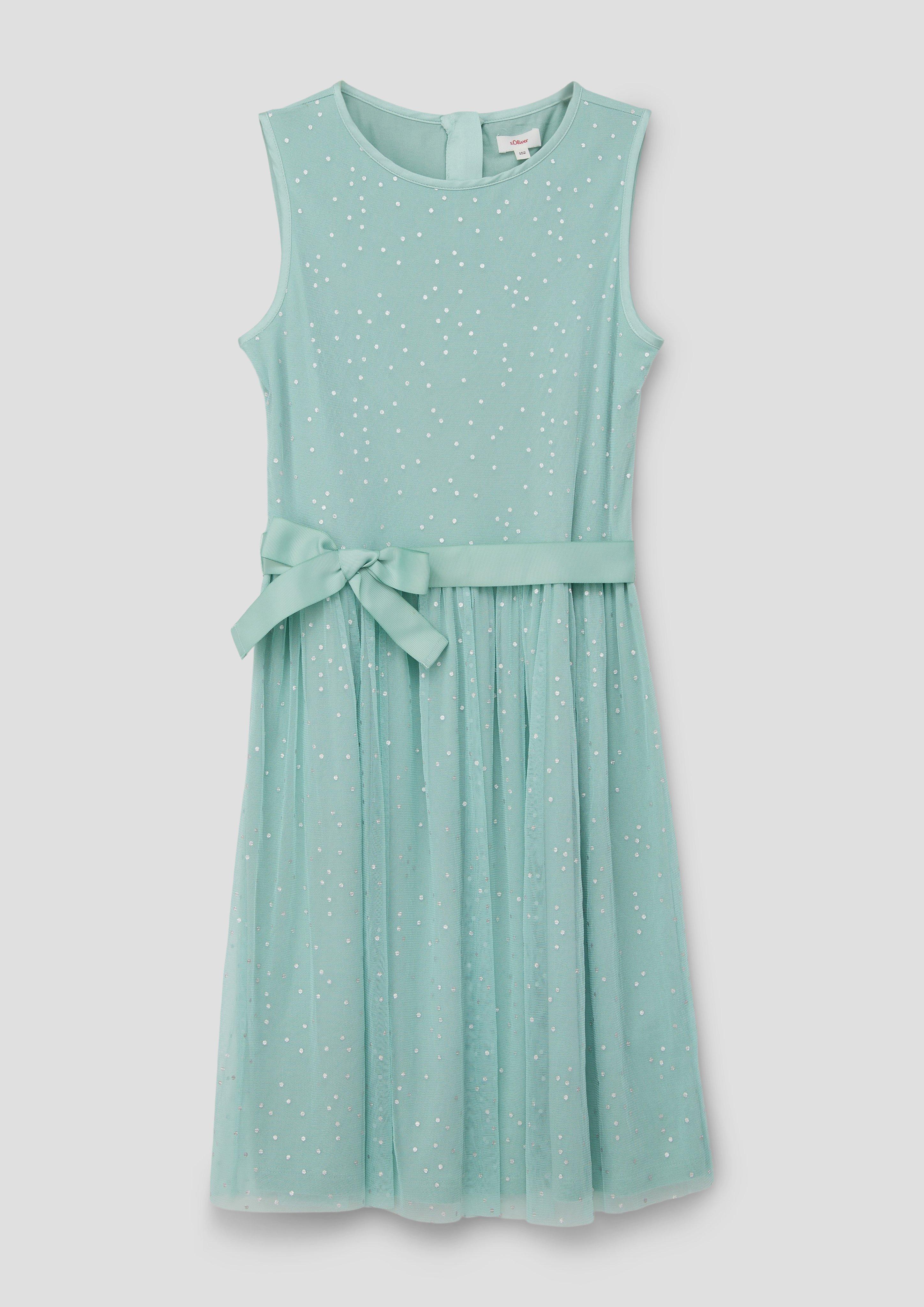 Mesh-Kleid mit Folienprint  2140232-60A1