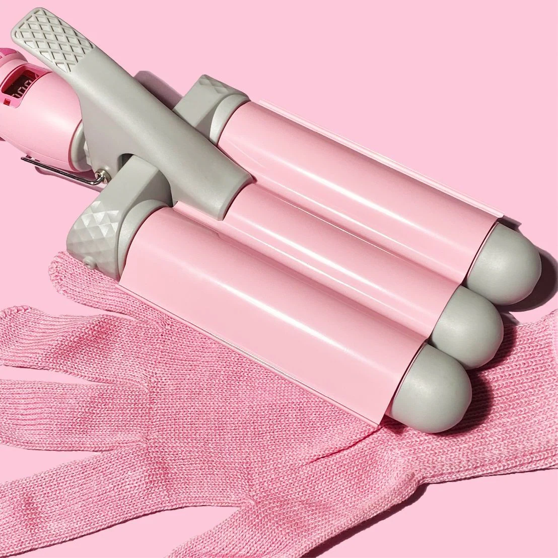 Mermade Hair Pro Waver 32 mm - ružičasta