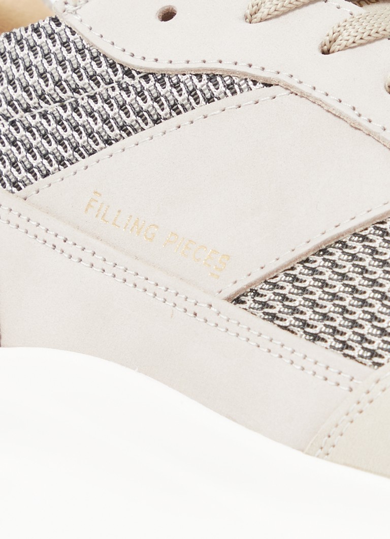 Buty sportowe z siateczki Filling Pieces Jet Runner z detalami z nubuku