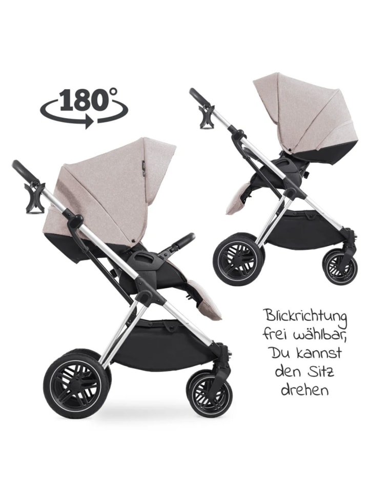 Hauck Buggy & Sportwagen Vision X inkl. XXL Zubehörpaket in beige günstig kaufen onesize