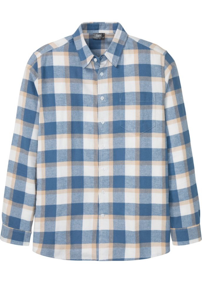 Flanell-Langarmhemd