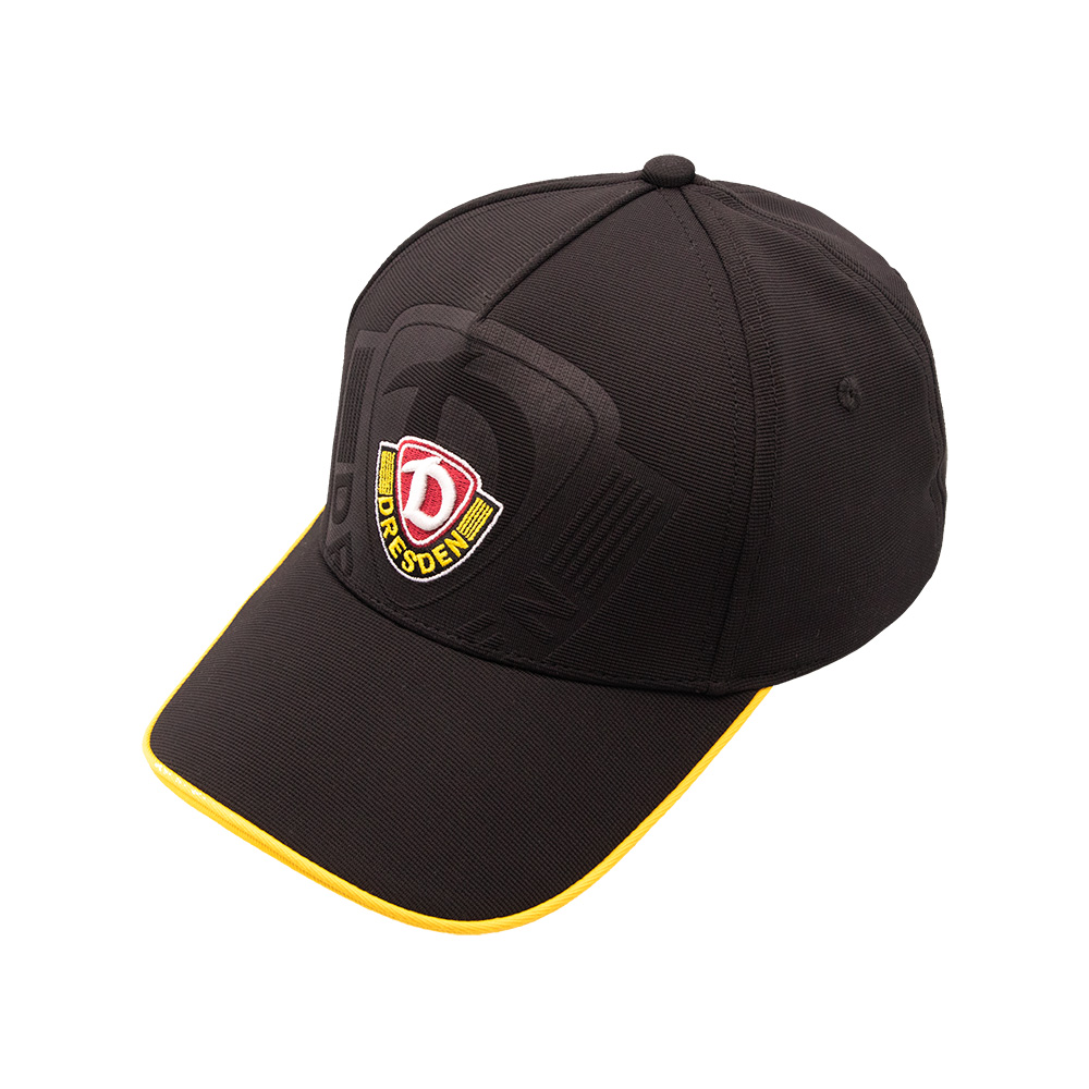 Basecap PRÄGUNG Snapback schwarz